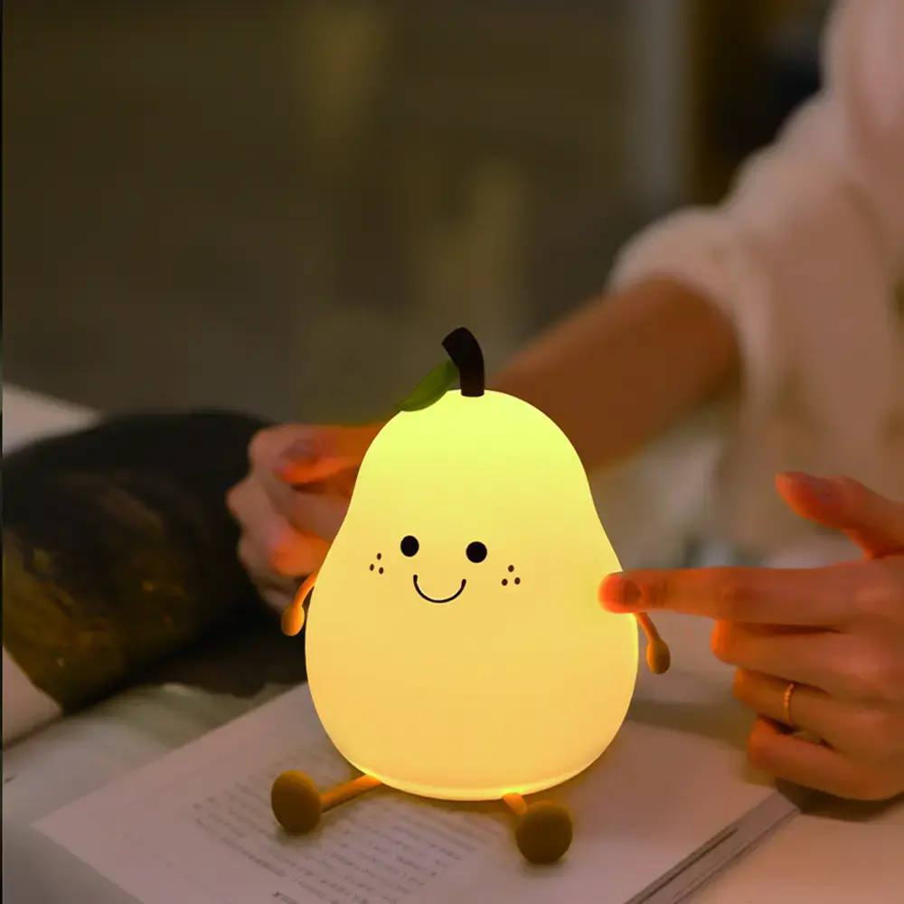 Pear SIlicon Night Light 7.webp